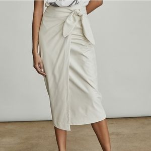 Faux Leather Skirt